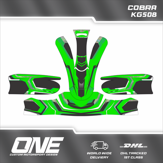 Cobra Kart Graphics Kit- One Original Design