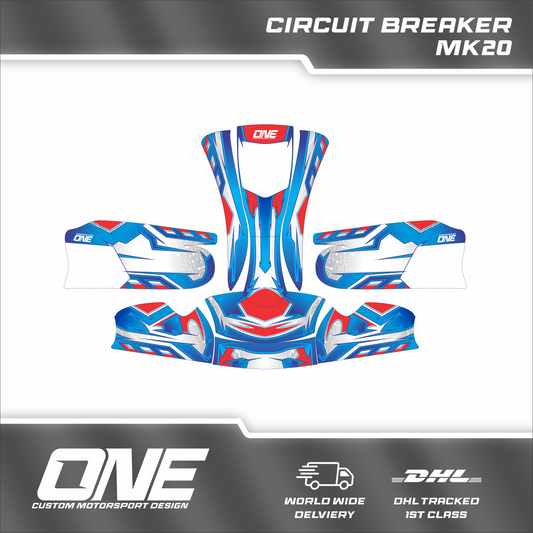 Circuit Breaker Kart Graphics Kit- One Original Design