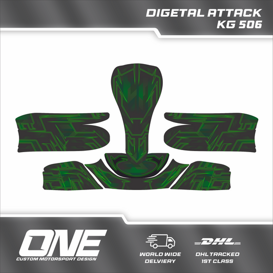 Digital Attack Kart Graphics Kit- One Original Design