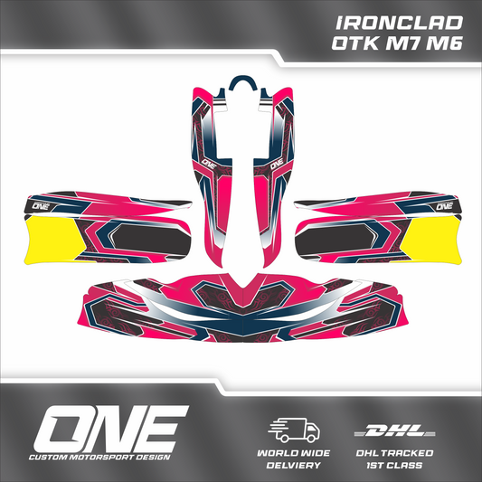 Ironclad Kart Graphics Kit- One Original Design