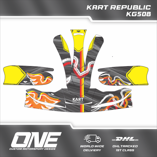 Replica Black Kart Republic Graphics Kit