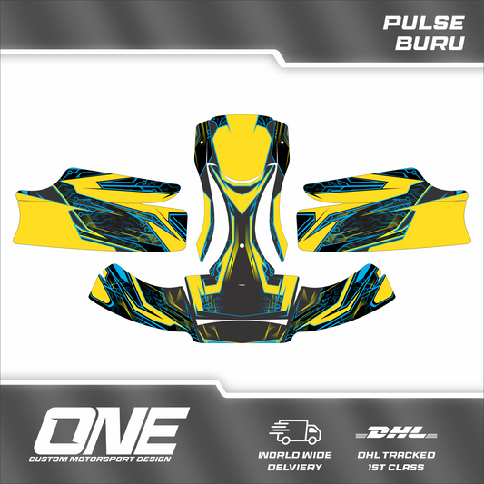 Pulse Kart Graphics Kit- One Original Design