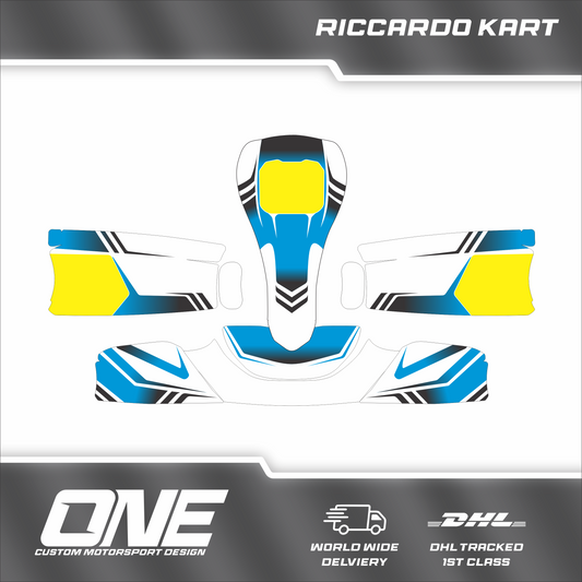 Replica Riccardo Kart Graphics Kit