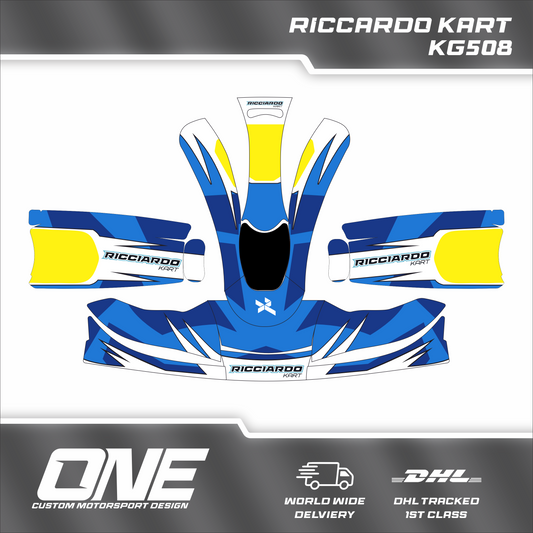 Replica 2022 Riccardo Kart Graphics Kit