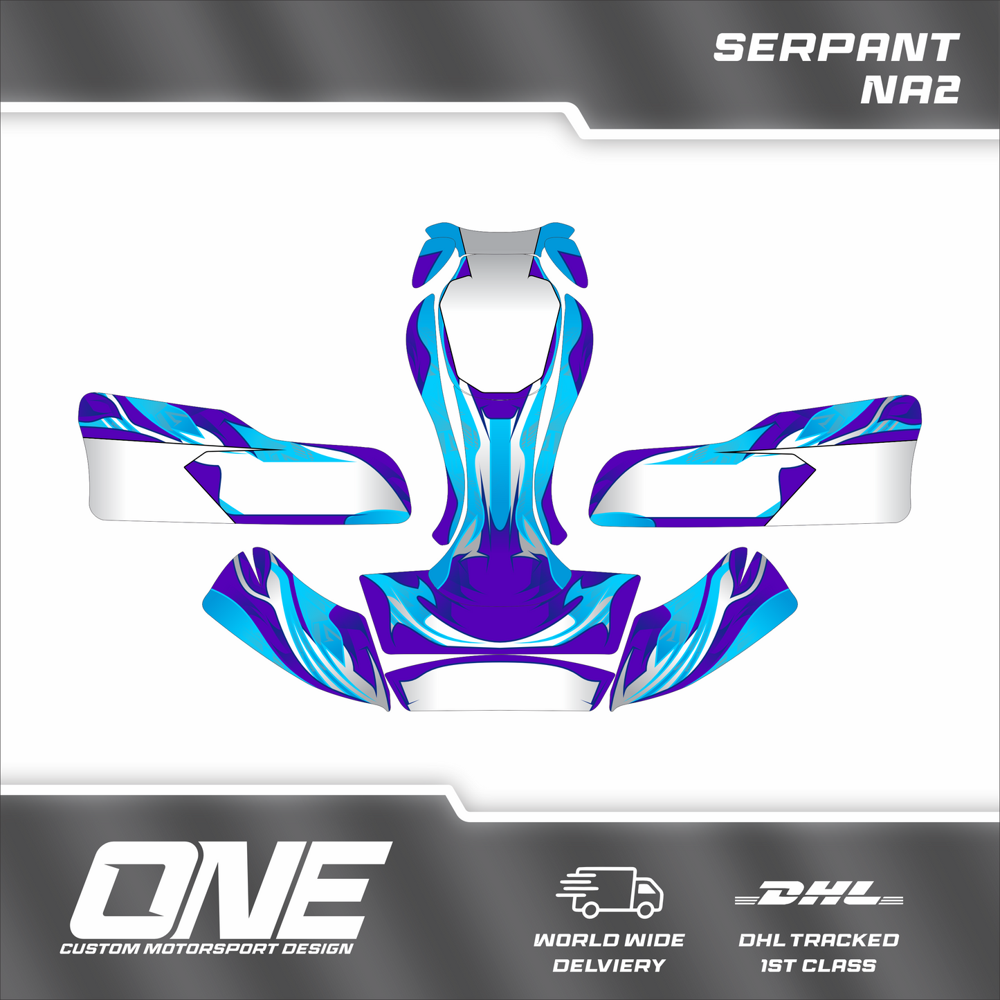 Serpent Kart Graphics Kit- One Original Design