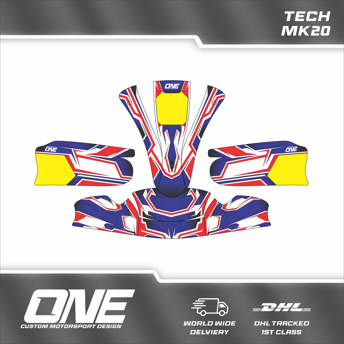 Tech Kart Graphics Kit- One Original Design