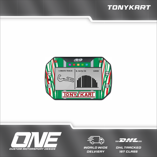 TonyKart Data logger Sticker Mychron 5