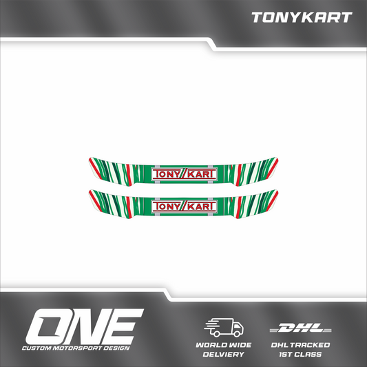 TonyKart VisorSticker X2