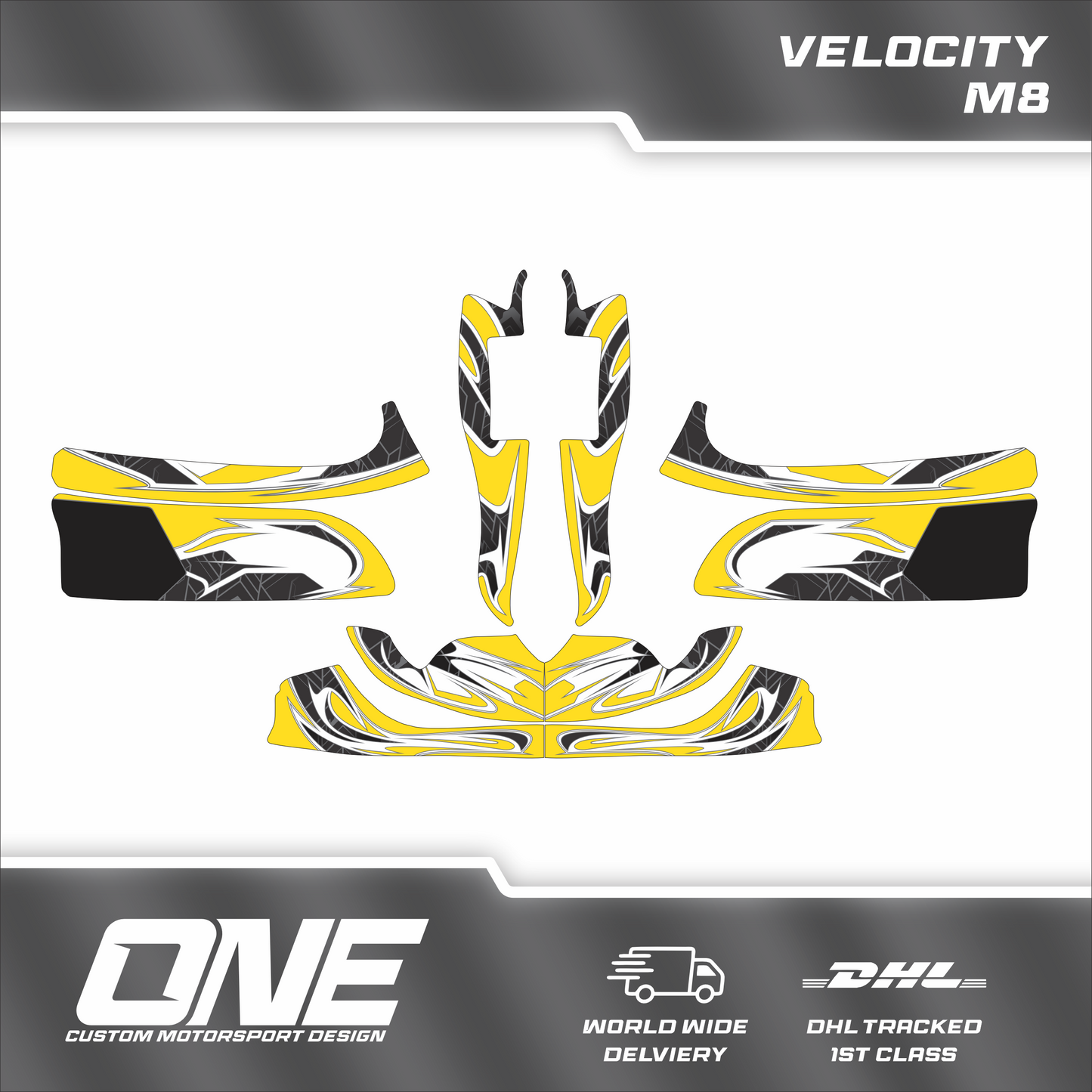 Velocity Kart Graphics Kit- One Original Design